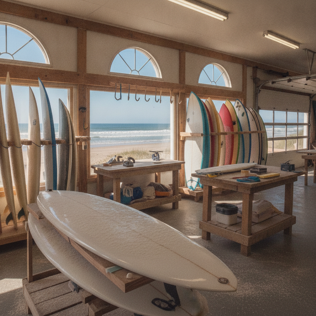 Surfboard Services - No Face and No Text